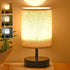 Bedside Table Lamp for Bedroom, Nightstand with Fabric Shade, Night Lamp, Small Table Lamp, 3 Colors and 10 Brightness Adjustable LED Desk Lamps f...