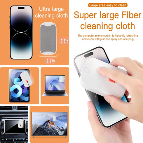 10-in-1 Laptop Screen Keyboard Cleaner Kit - Electronics Cleaning kit Tool for MacBook iPad iPhone Pro Cell Phone, Brush Tool for Tablet, Computer...
