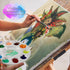 FANDAMEI White Round Paint Tray Palettes, Paint Palette Tray, Plastic Paint Tray Palette, Paint Palettes Paint Pallets with 10 Wells for Adults & ...