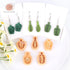 Puocaon Potion Bottle Clay Cutters - 6 Shapes Embossing Plants Bottle Polymer Clay Cutters, Celestical Clay Cutters for Polymer Clay Jewelry, Crys...