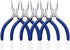 Mini Needle Nose Pliers 5"-5 Pack KAIHAOWIN Small Long Nose Pliers with Wire Cutters, Spring Loaded Thin Needle Nose Pliers, Precision Pliers Set ...