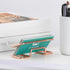 Business Card Holder for Desk, Cute Metal Card Organizers and Office Desk Accessories for Men and Women (Rose gold)...