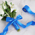 TONIFUL 2 Inch x 25 Yards Wide Royal Blue Satin Ribbon Solid Fabric Ribbons Roll for Valentine's Day Crafts Gift Wrapping Invitation Cards Floral ...