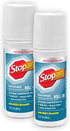 Stopain Pain Relief Roll On Gel 3oz (2 Pack) USA Made, Max Strength Fast Acting with MSM, Glucosamine, Menthol for Arthritis, Lower Back, Knee, Ne...
