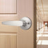 Probrico (1 Pack Door Hardware Dummy Lever Door Handles for Closets,Single Side Individual Door Lever in Satin Nickel...