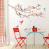 DECOWALL DWL-2009 Garden Birds and Cherry Blossom Wall Stickers Wall Decals Peel and Stick Removable Wall Stickers for Kids Nursery Bedroom Living...