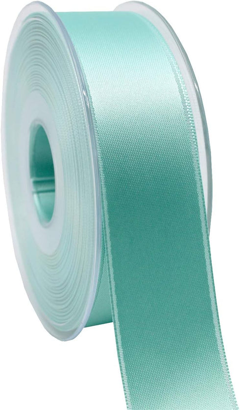 Morex Ribbon Swiss Satin Ribbon, 03525/25, 1"x 27 Yards, Caribbean Blue...