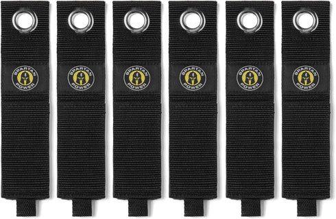 Spartan Power Heavy Duty Storage Straps, 2" X 17" Extension Cord Holder Organizer for Garage Organization and Cable Storage (6 Pack)...