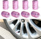 Zicine 8 PCS Car Tire Valve Stem Caps, Aluminum Alloy Wheel Valve Covers with Rubber O-Ring, Corrosion Resistant Leak-Proof Tire Air Cap Set, Univ...