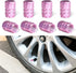 Zicine 8 PCS Car Tire Valve Stem Caps, Aluminum Alloy Wheel Valve Covers with Rubber O-Ring, Corrosion Resistant Leak-Proof Tire Air Cap Set, Univ...