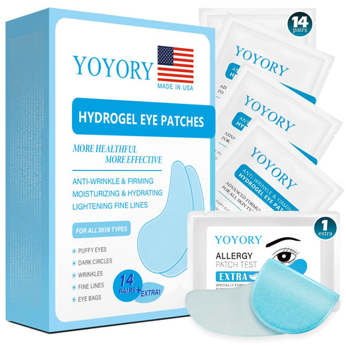 Under Eye Patches Masks - for Dark Circles, Wrinkles, Puffy Eyes, Fine Lines, Eye Bags Treatment with Hyaluronic Acid and Collagen, Hydrating and ...