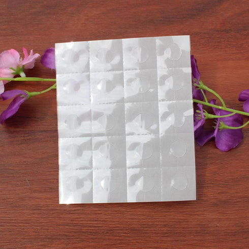 400PCS Clear Dots Glue Removable Double Sided Adhesive Dots for Balloons Sticking Hanging Posters Photos Paper Scrapbooking Walls Candles Making B...