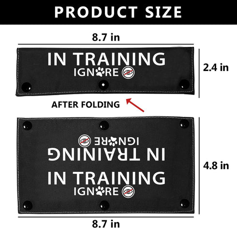 in Training Ignore Black Dog Leash Sleeve Wrap Dog Walking Accessory - Pet Birthday Gift - Gift for Dog Owner and Lover...