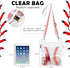 Sanwuta Baseball Clear Stadium Approved Crossbody Purse Bag with Adjustable Shoulder Strap Transparent Purse Handbags for Women Men Concerts Sport...