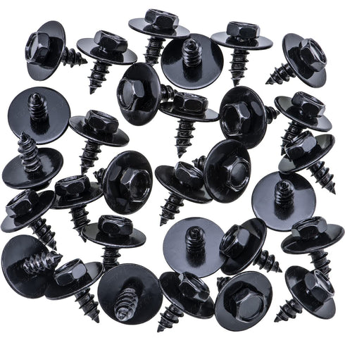 Rexka 30pcs Fender Liner Under Cover Screw Bolt Compatible with 90159-60496 Toyota Lexus...