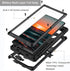 NINKI Compatible Samsung Galaxy S22 Ultra Metal Phone Case with Screen Protector,3 Layers Full Body Shockproof Dustproof Aluminium Silicone Case f...