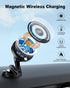 Magnetic Wireless Car Mount Charger, 15W Fast Charging Mag-Safe Car Mount,Magnetic Car Phone Holder Mount, Car Cell Phone Holder Fit iPhone 15 14 ...