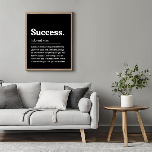 Posterizer 1 pcs-Achieving Success-Believe That You Can-Motivational & Inspirational Art-Gift for Entrepreneurs-Decor for Home & Office- unframed ...