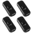 4PCS Inline Cord Switch On/Off for Appliance or Bedroom Table Lamp Desk, Black...