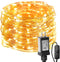 Lighting EVER Plug in Fairy Lights with Switch 66 ft 200 LED String Lights, Warm White Copper Wire Lights Waterproof Indoor Outdoor Decorative Fai...