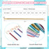 LIHAO 9PCS Long Crochet Hooks Set, 2mm(B)-8mm(L) Aluminum Tunisian Crochet Hooks, Knitting & Crochet Supplies Tool for Beginner, Crocheter & Knitt...