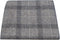 King & Priory Light Grey & Dark Grey Check Pocket Square, Tweed, Tartan, Plaid...