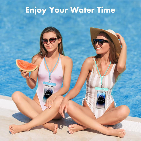 UNBREAKcable Waterproof Phone Pouch, IPX8 Universal Waterproof Phone Case Dry Bag with Lanyard for iPhone 14 13 12 11 Pro Max XR X XS SE 8 Plus Sa...