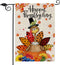 Happy Thanksgiving Garden Flags 12.5 x 18 Inch, Be Thankful Thanksgiving Flag Double Sided Decorative Turkey Fall Garden Flag for Thanksgiving Day...