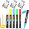 9 Pieces Queen Bee Marking Kit Including 5 Color Queen Marker Pens 1 Marking Bottle 3 Marking Clips for Beekeeping Supplies Beekeeper Marking Tool...