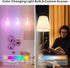 Rechargeable Battery Operated Light Bulb,E26 Dimmable Color Light Bulb with Remote Control,40W Equivalent,2500mAh,LED Puck Emergency Lamp,for Non-...