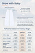 TotAha Sleep Sack 6-12-15 Months for Girl, 0.5 TOG Summer Light Sleeping Sacks, Buttery Soft Wearable Blanket Baby Sleep Bag with 2-way Zipper,Pin...