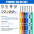 18 Gauge Electrical Wire Cable-HuLuWa 18 AWG Hook up Wire Kit 6 Colors(13.12Feet Each) Stranded Tinned Copper Wire for DIY,Lamps,Household Applian...