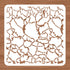 BENECREAT Crackle Drawing Stencils, 12x12inch Irregular Crack Texture Painting Templates for Scrapbooking Card Making, Wall Floor Art, Canvas Furn...