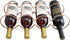 Dependable Industries inc. Essentials Rose Gold Stackable Table Top Wine Rack - Holds up to 7 Bottles and Keeps Wine Horizontal to Prevent Oxidati...