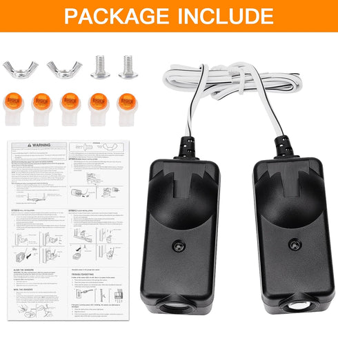 41A5034 Safety Sensor Kit, Garage Door Safety Sensor for Liftmaster Sears Chamberlain Craftsman Garage Door Opener...