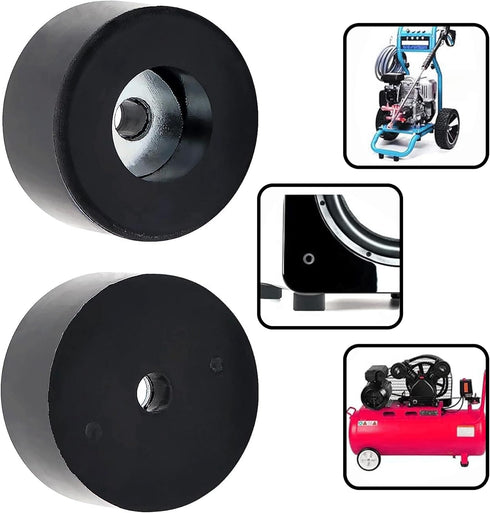 192310GS Air Compressor Anti Vibration Foot Pad Rubber Feet Foot Mount Fit for Many Compressors, Generators, Pressure Washers,Powermate Sanborn 09...
