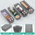 WOWBOX 6 Pack Clear Drawer Organizer Set, Acrylic Drawer Storage Trays, Storage Bins for Makeup, Cosmetics, Jewelries, Utensils, Gadgets, Office, ...