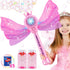 Bubble Wands for Kids Toys for 3 4 5 6 Years Old Girls: Light Up Bubble Wand Outdoor Toys for Girls Ages 4-8 Bubble Party Favors for Kids 4 Year O...