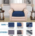 H.VERSAILTEX High Stretch Individual Seat Cushion Covers Sofa Slipcovers Couch Cushion Covers Sofa Covers Featuring Jacquard Textured Twill Fabric...