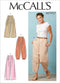 McCall Pattern Women's Loose Fit Capri Pants, Sizes 14-22 Sewing Pattern...