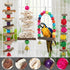 Bird Perch Bird Toys Parakeet Toys,6 Pack Bird Cage Accessories Wooden Chew Toys Perch Stand for Parrot Conure Cockatiel Lovebird Parrotlet Budgie...