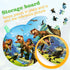 Wooden Dinosaur Puzzles for Kids Ages 4-6, Set of 2 Packs with 48-Piece Jigsaw Puzzles Preschool Educational Brain Teaser Boards Toys Gifts Childr...