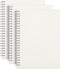 AHGXG Dotted Journals Spiral Notebook 3 Pack, A5 Bullet Dot Grid Journal with 100 GSM Thick Dotted Paper, Transparent Hardcover, 80 Sheets, for Bu...