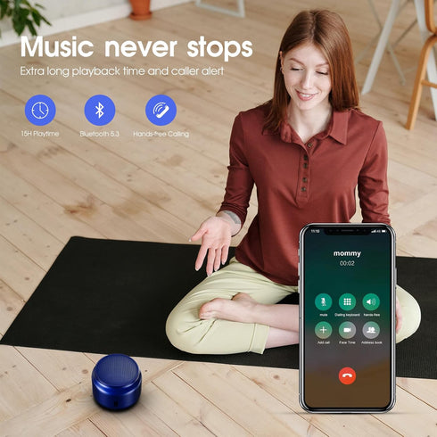 LFS Portable Bluetooth Speaker,Small Bluetooth Speake,Ultra Long Play 15 Hours,TWS Pairing,Suitable for Home,Pool,Beach,Boating, Hiking, Camping f...