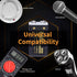 HW USB-C Rechargeable 9V Li-ion Batteires, 1.5 H Fast Charge 1000 cycles with Long Last for Smoke Detectors and Microphone...