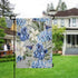 Moslion Floral Garden Flag Spring Plant Flowers Hydrangea Hibiscus Iris Bird Leaf Flags Double-Sided Banner Welcome Yard Flag Outdoor Home Decor. ...