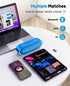 LENRUE Bluetooth Speakers, Waterproof Portable Speakers with TWS, 24 Playtime, Stereo Sound, Wireless for Home Shower Pool Beach Outdoor (Blue)......
