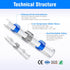 120Pcs(7size) Solder Seal Wire Connectors Kit,Shuaiguoqi Wire Repair Soldering Wire Waterproof Heat Shrink Wire Splice Electrical connectors Heat ...