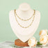 UMAOKANG 16.4 Feet Gold Plated Chain for Jewelry Making Stainless Steel Jewelry Making Chains Bulk Lip Chain Roll with Jump Rings and Lobster Clas...