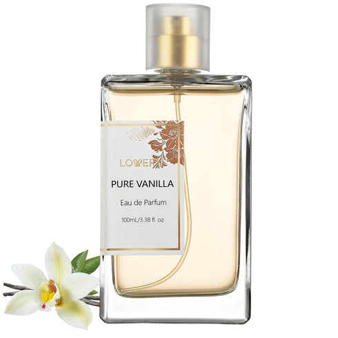 Pure Vanilla Perfume for Women, 3.38 fl oz Womens Perfume, Long Lasting Eau de Parfum Vanille Fragrance, Sweet Smelling Ladies Perfume Gift for Gi...
